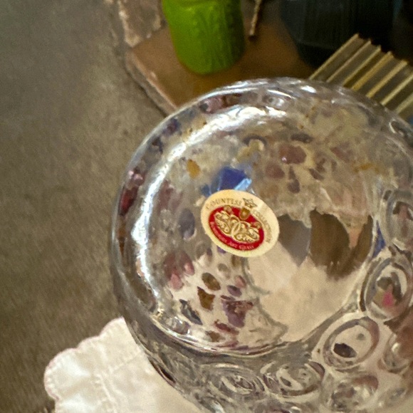 Bohemian Art Glass - Countess Collection Pitcher and 4 Glasses. GORGEOUS!! - Picture 4 of 9